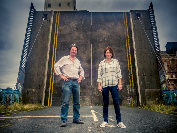 Rich & Lou Duffy-Howard at Scott Street Bridge